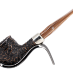 Peterson of Dublin Derry Rusticated Briar Smoking Pipe - Shape 606 - 9mm