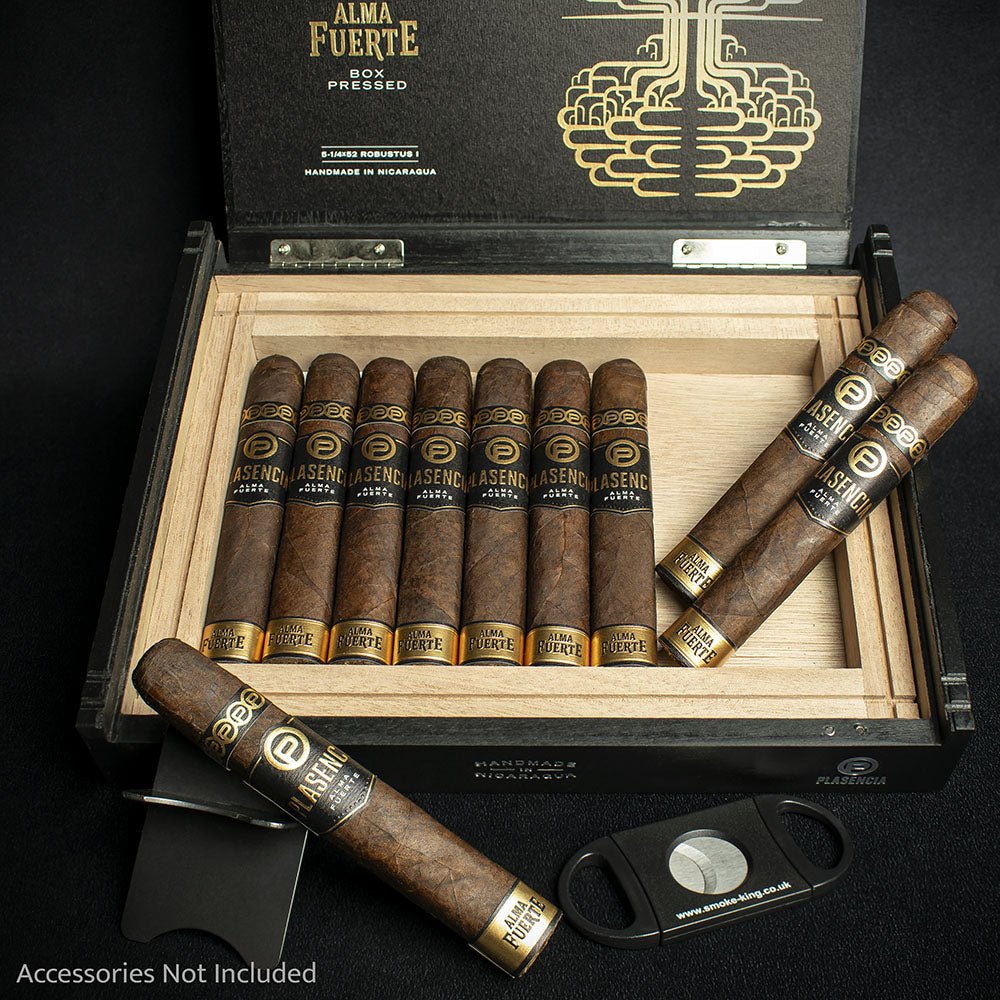 Plasencia Alma Fuerte Box Pressed Robusto Cigars - Box of 10