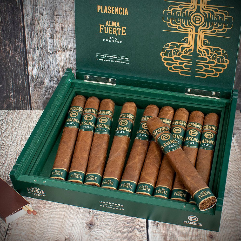 Plasencia Alma Fuerte Colorado Claro - Eduardo (Toro) - Box of 10 Cigars