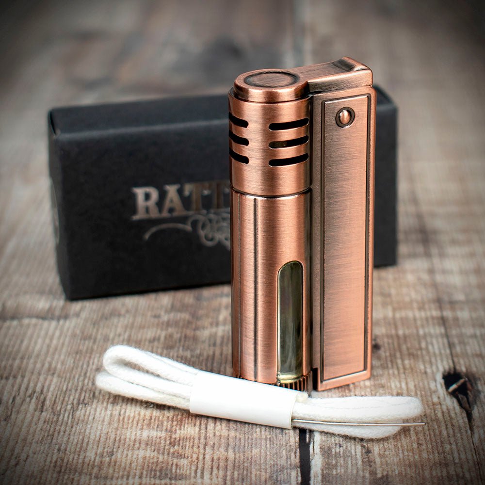 Rattray's Steam Punk Petrol Lighter - Rose Gold Finish