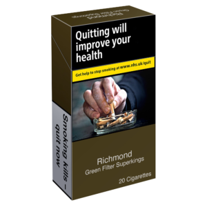 Richmond Green Filter Superkings - 20 Cigarettes