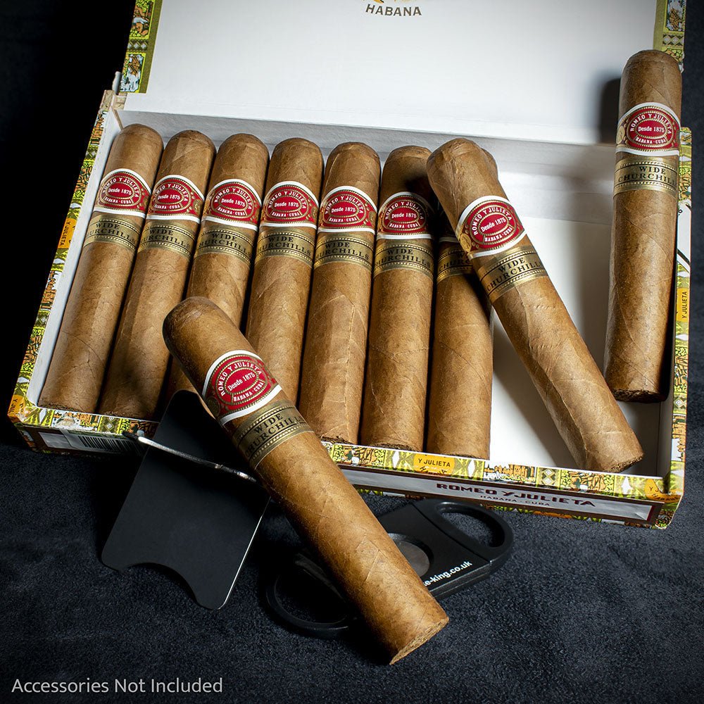 Romeo Y Julieta Wide Churchill Cuban Cigars - Box of 10