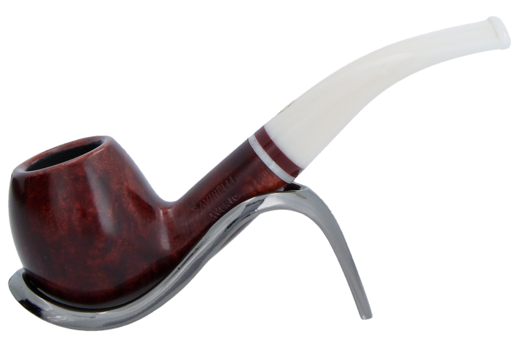 Savinelli Avorio Smooth Burgundy 626 - 6mm Briar Pipe