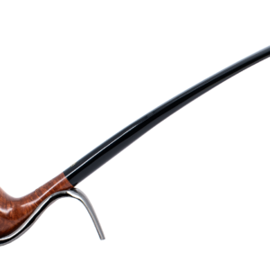 Savinelli Brown Smooth Churchwarden Briar Pipe - Shape 404