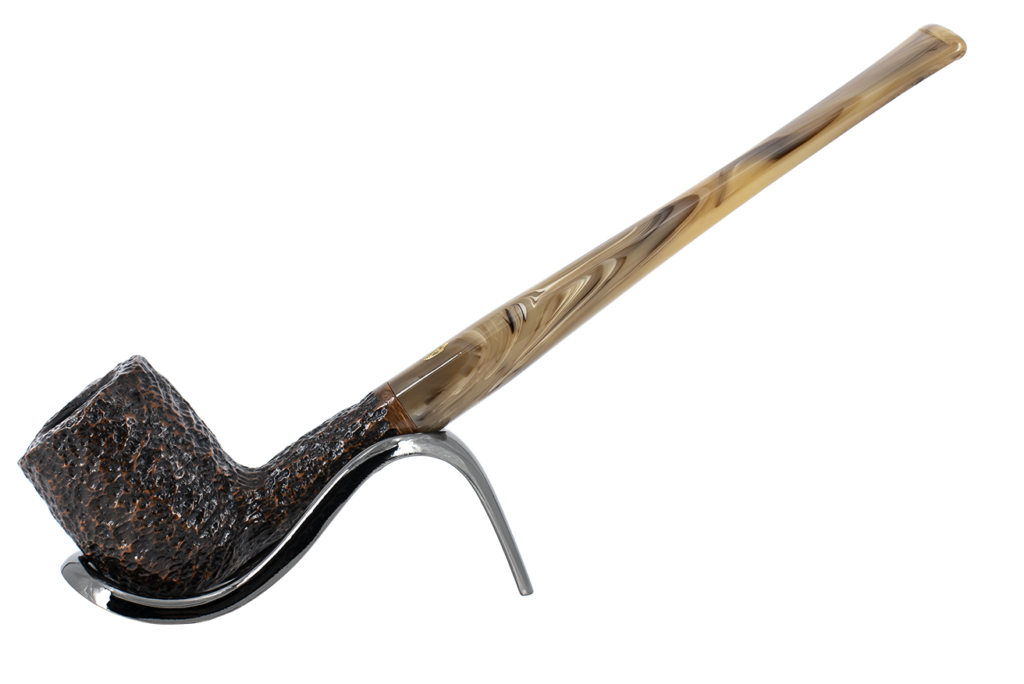Savinelli Ginger's Favourite Rustic Brown Briar Pipe - 104 6mm