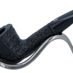 Savinelli Mini - Black Rusticated Briar Smoking Pipe - Shape 409 (6mm)