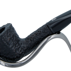 Savinelli Mini - Black Rusticated Briar Smoking Pipe - Shape 409 (6mm)