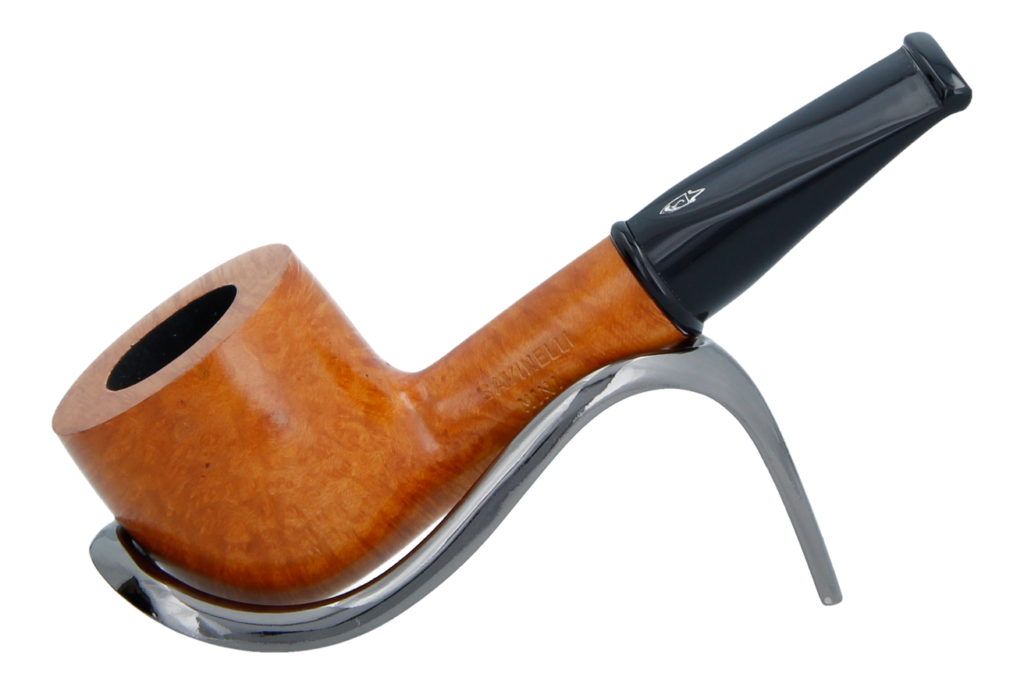 Savinelli Mini - Smooth Briar Smoking Pipe - Shape 128 (6mm)