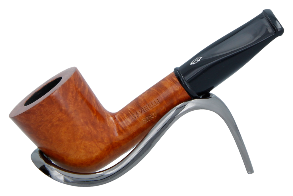 Savinelli Mini - Smooth Briar Smoking Pipe - Shape 409 (6mm)