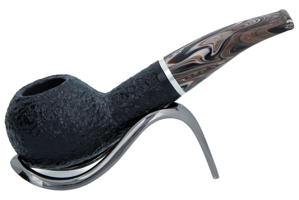 Savinelli Morellina Rustic Black 321 - 6mm Briar Pipe