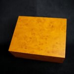 Sikarlan Burl Wood Veneer Humidor - 40 Cigars