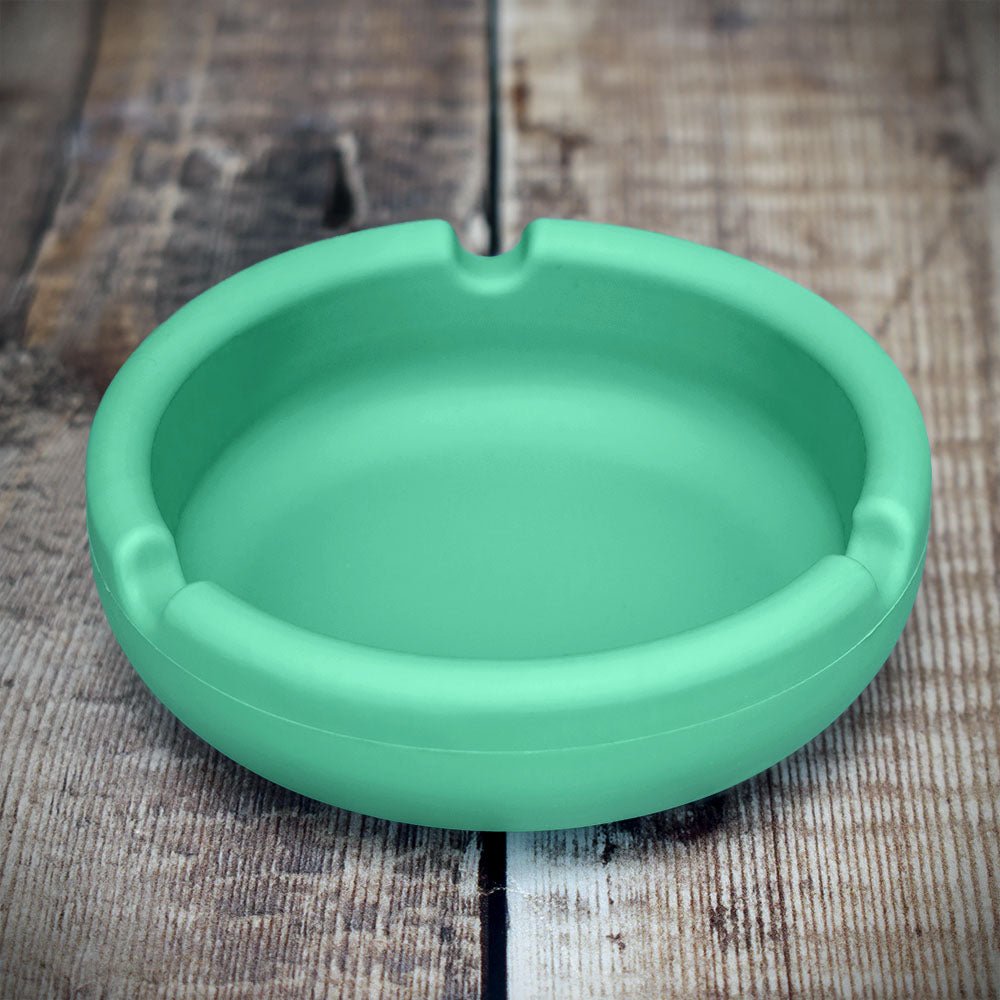 Silicone Cigarette Ashtray - Green