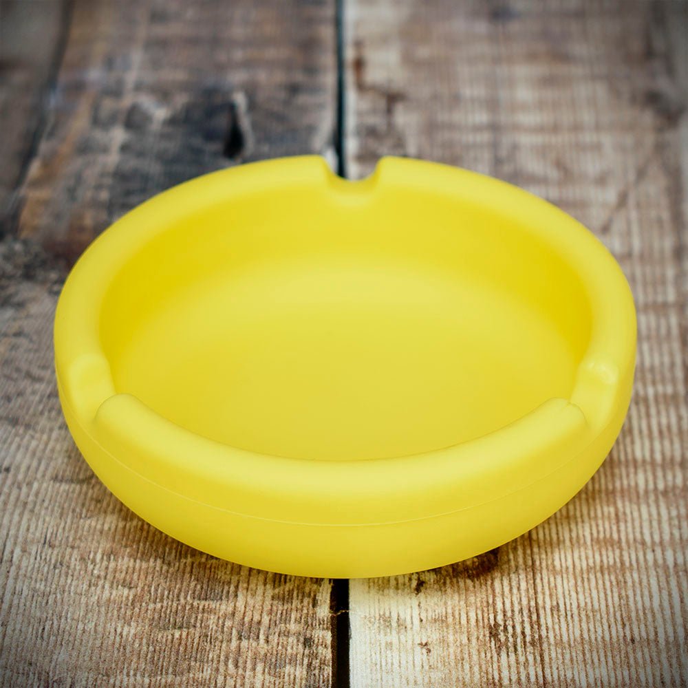Silicone Cigarette Ashtray - Yellow