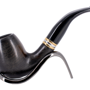 Smoke-King 9mm Black Beechwood Budget Pipe - Bent