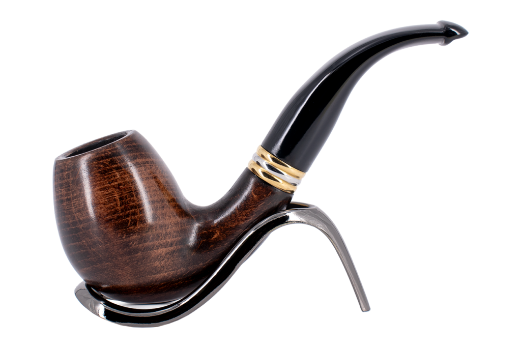 Smoke-King 9mm Brown Beechwood Budget Pipe - Bent
