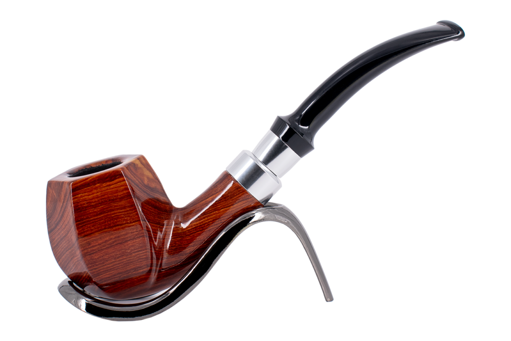Smoke-King 9mm Rosewood Budget Pipe - Bent