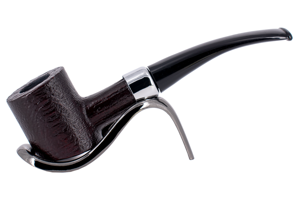 Smoke-King 9mm Rosewood Budget Pipe - Curved Rustic