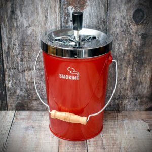 Spinner Ashtray - Red Bucket