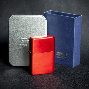 Star Petrol Lighter - Red Ice