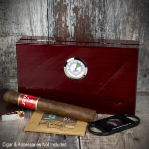 Travel/Desktop Humidor Piano Finish - 4 Cigars Capacity