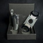 Triple Flame Cigar Lighter & Cutter Set