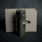 Vector Caliper Single Jet Flame Cigar Lighter With Punch Cutter - Gunmetal
