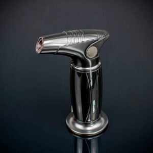 Vertigo Torch Flame Table Lighter - Black