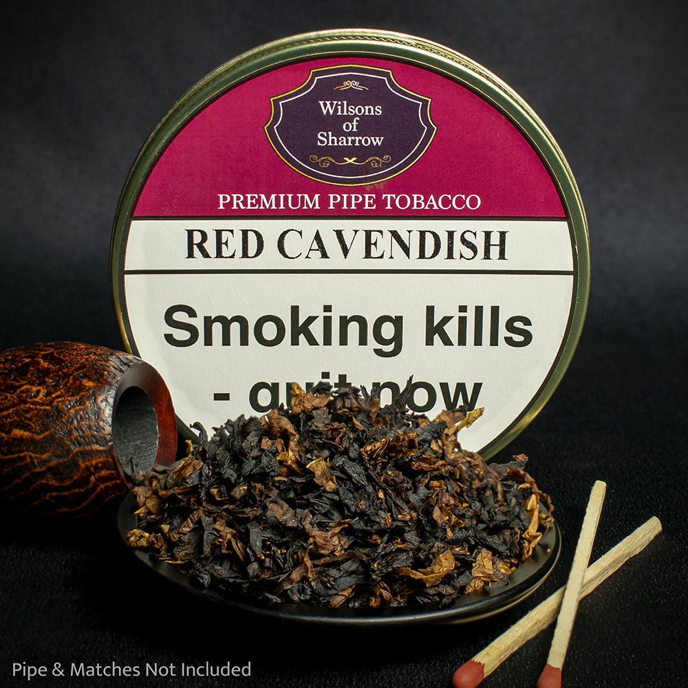 Wilsons of Sharrow Red Cavendish Pipe Tobacco (Cherry) - 50g Tin