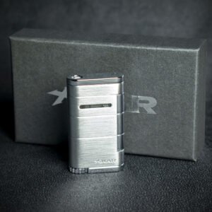 Xikar Allume Single Jet Cigar Lighter - Silver