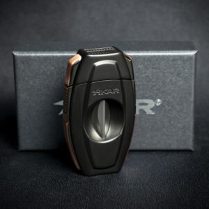 Xikar Flip Dual Cigar Cutter - Black/Bronze