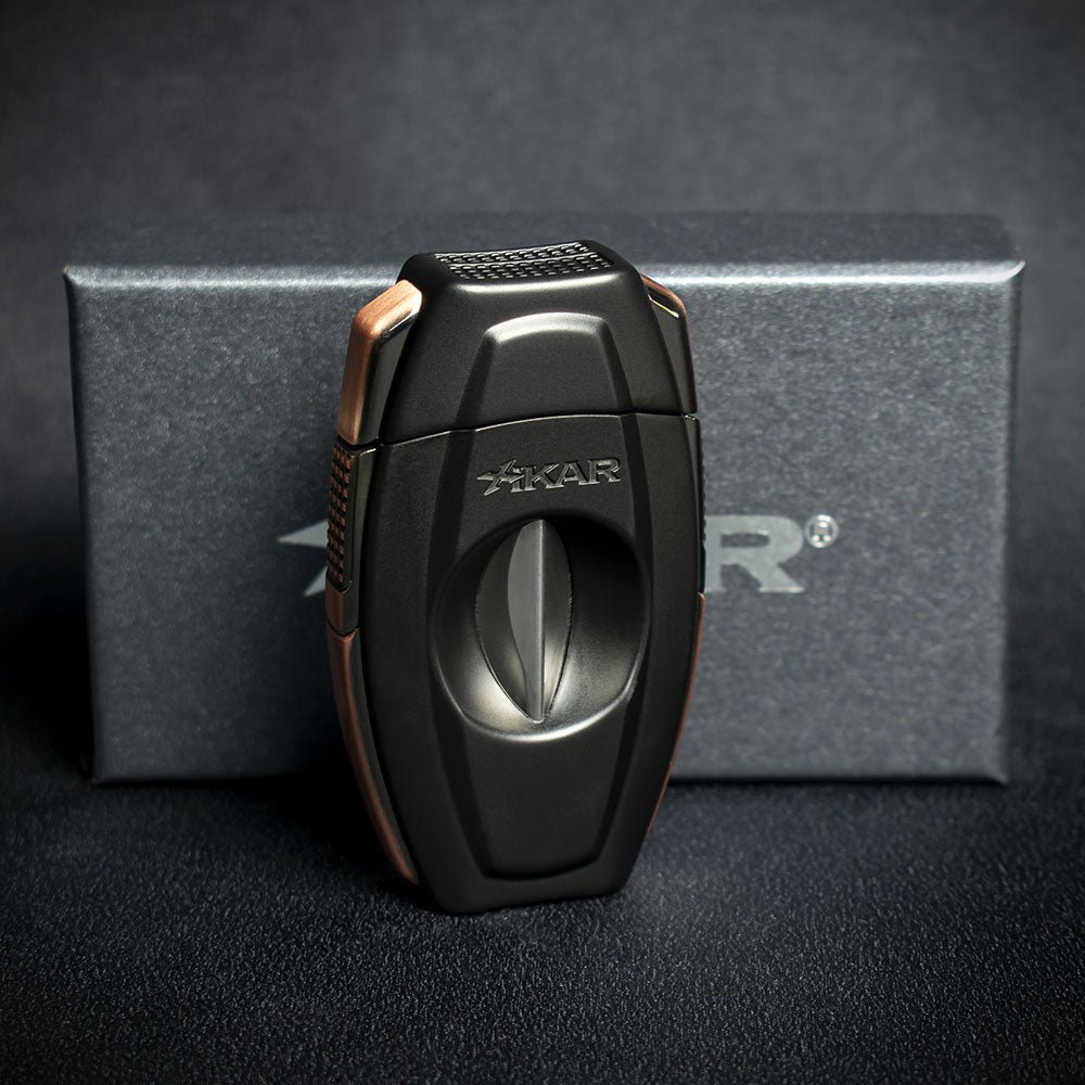 Xikar Flip Dual Cigar Cutter - Black/Bronze