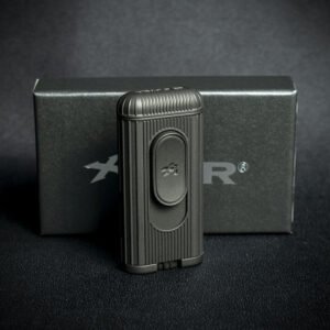 XiKar Hedron Hybrid Flame Cigar Lighter - Matte Black