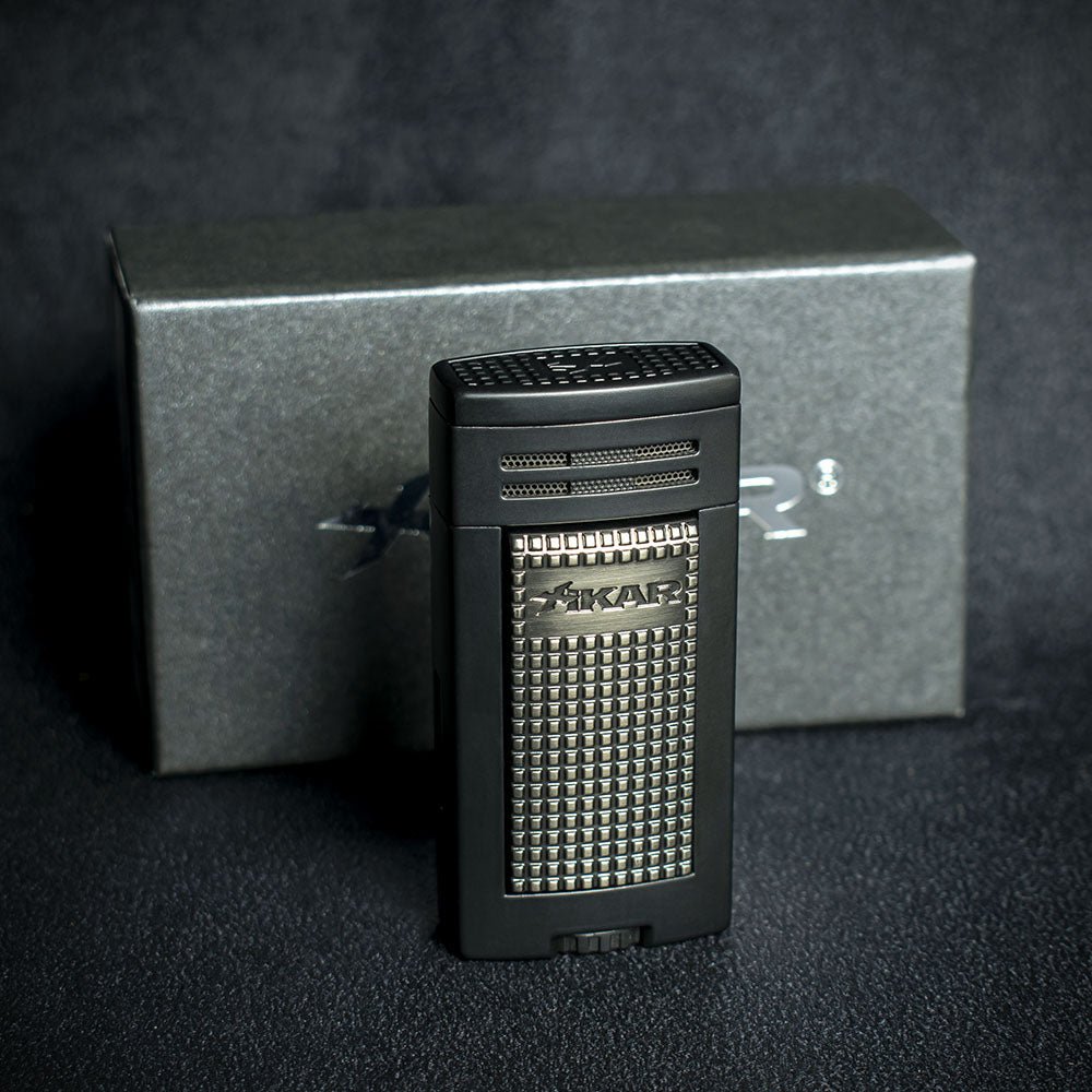 Xikar Ion Double Jet Flame Cigar Lighter - Black (607BK)