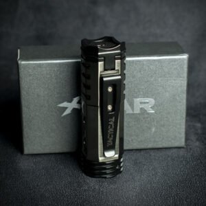 Xikar Tactical 1 Single Jet Flame Cigar Lighter -Gunmetal/ Black 551 GMBK
