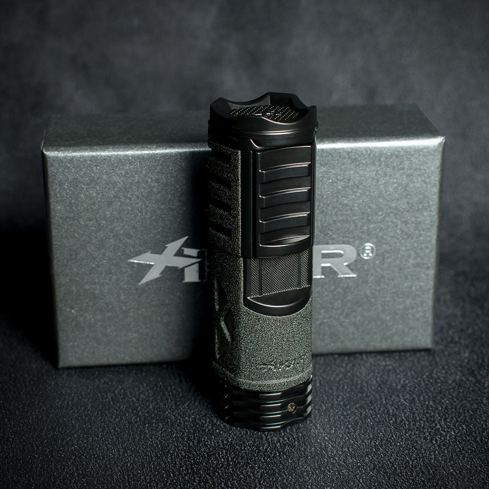 Xikar Tactical Single Jet Flame Cigar Lighter - Black (551 BLK)
