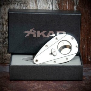 Xikar Xi-1 Silver 100SL Double Blade Guillotine Cigar Cutter