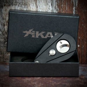 Xikar Xi-2 Black Fibreglass 200BK Double Blade Guillotine Cigar Cutter