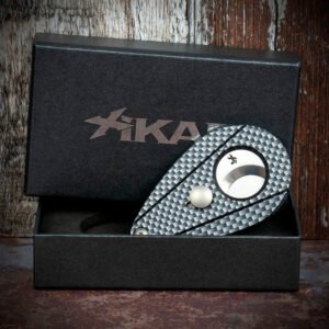 Xikar Xi-2 Carbon Fibre Wrap 200CF Double Blade Guillotine Cigar Cutter