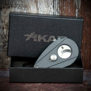 Xikar Xi-2 Granite Silver Fibreglass 200SL Double Blade Guillotine Cigar Cutter