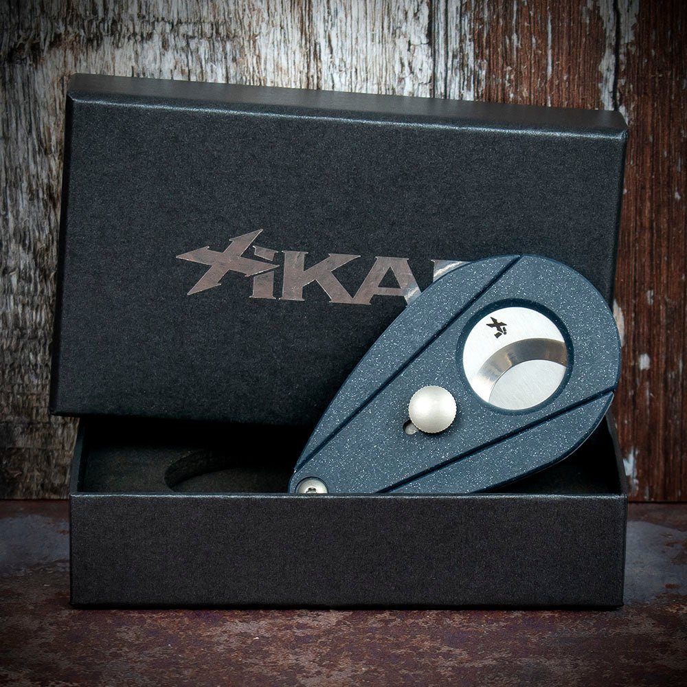 Xikar Xi-2 Lapis Blue Fibreglass 200BL Double Blade Guillotine Cigar Cutter
