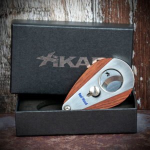 Xikar Xi-3 Redwood 300RW Double Blade Guillotine Cigar Cutter