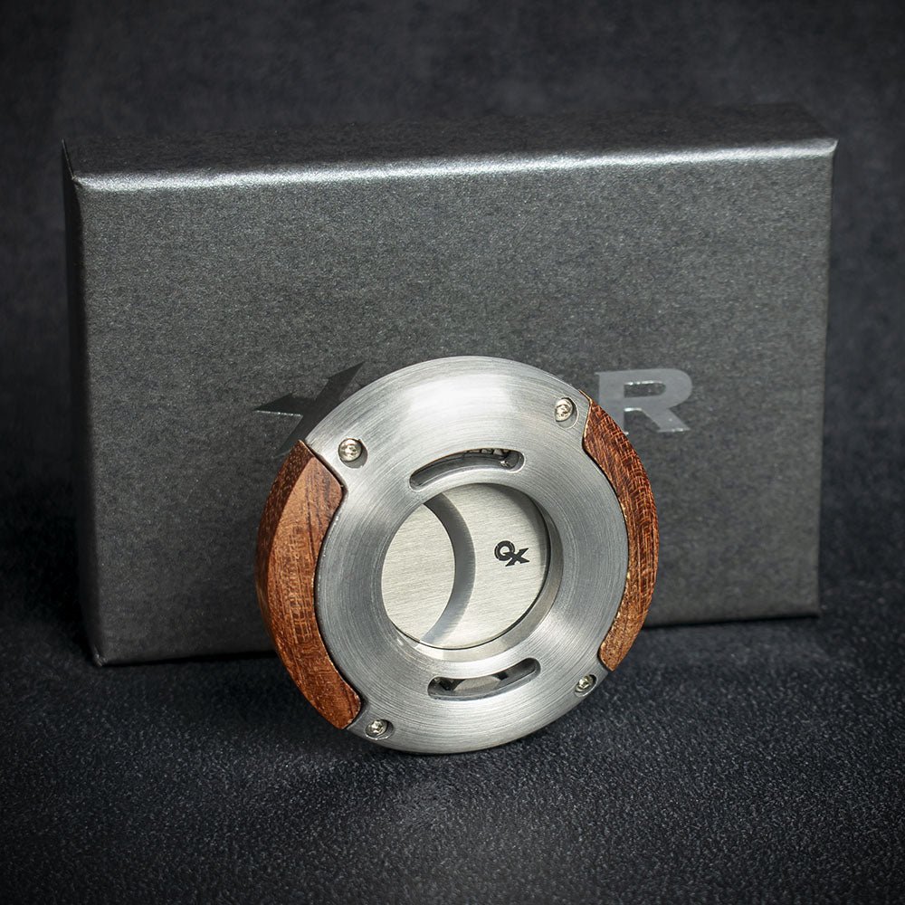 Xikar XO Redwood Double Blade Guillotine Cigar Cutter