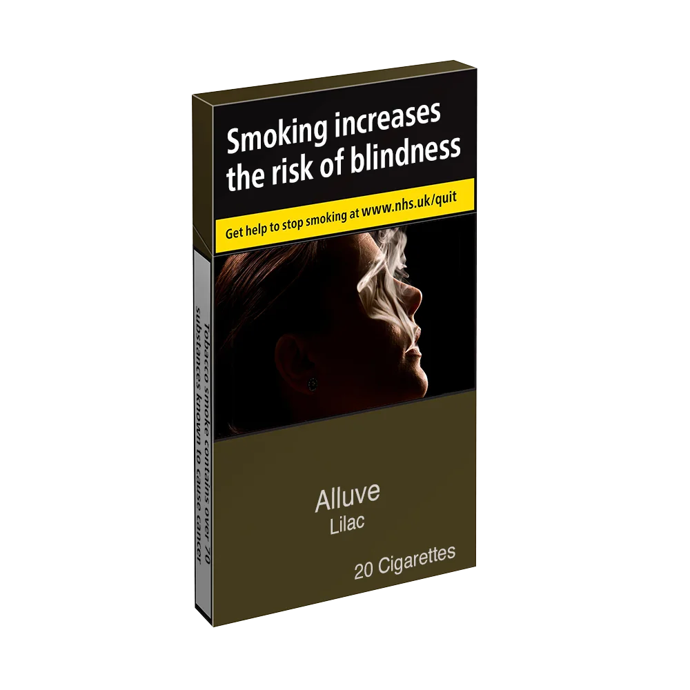 Alluve Lilac Superslims - 20 Cigarettes