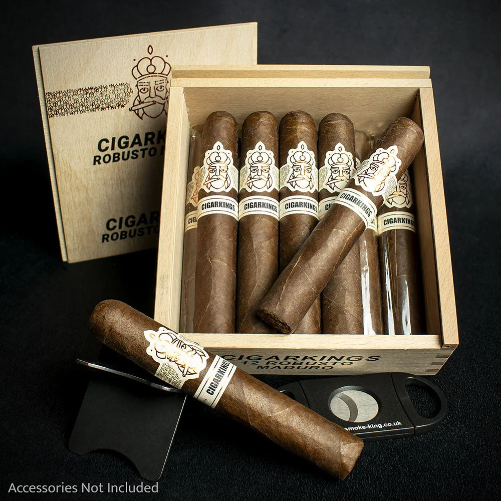 Cigar Kings Maduro Robusto Cigars - Box of 12