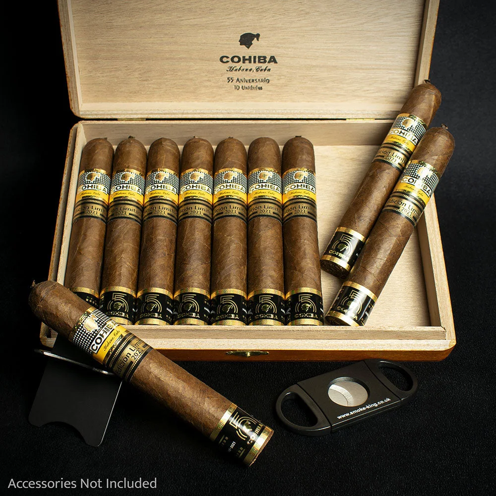 Cohiba 55 Anniversario Edición Limitada 2021 Cuban Cigars - Box of 10
