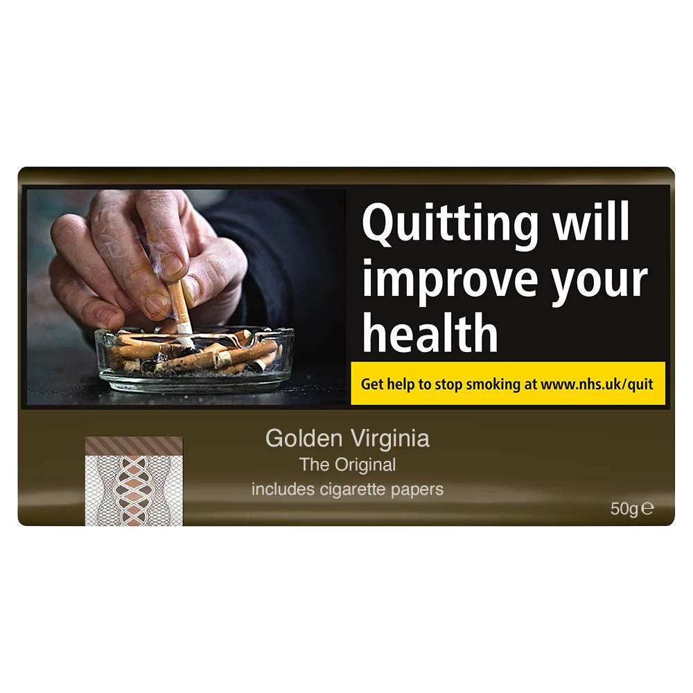 Golden Virginia The Original Hand Rolling Tobacco - 50g Pouch
