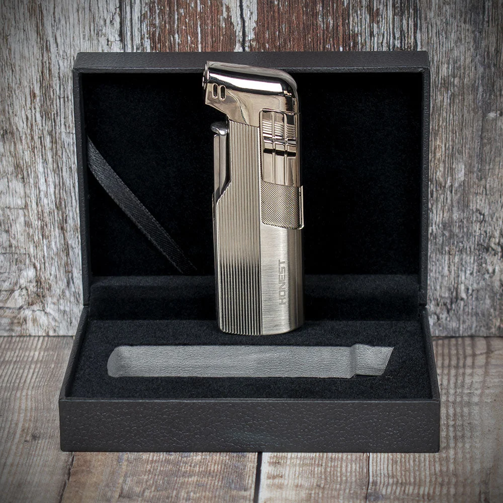 Honest Penryn Pipe Lighter - Chrome