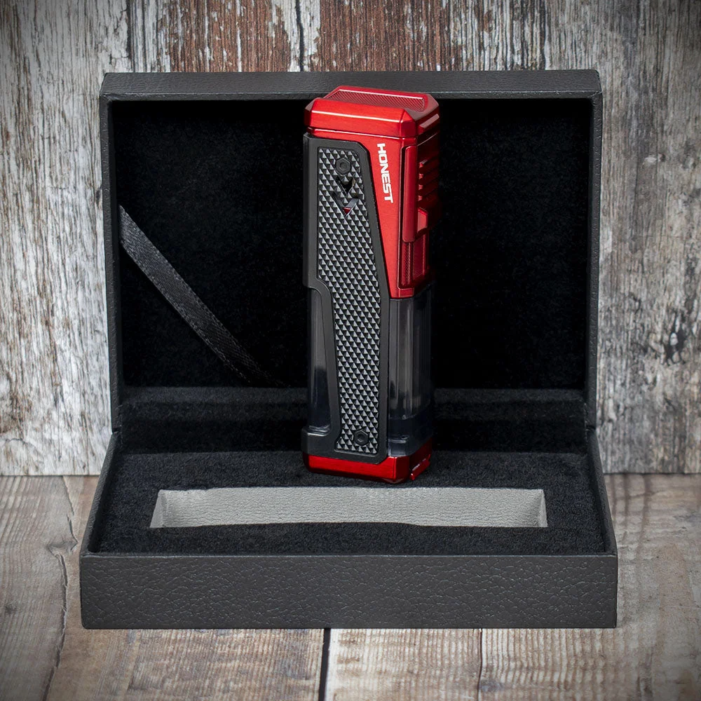 Honest Shakespeare Cigar Lighter - Red/Black
