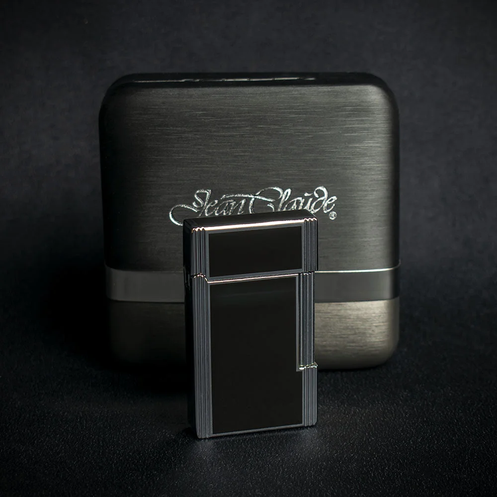 Jean Claude Dustin Cigarette Lighter - Chrome & Black