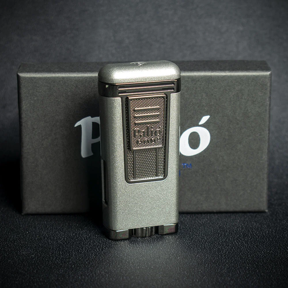 Palio Polaris Triple Flame Cigar Lighter - Silver